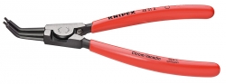 Kleště na pojistné kroužky vnější 3-10mm zahnuté 45° , Knipex 4631A02 