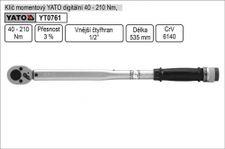 Klíč momentový 40-210Nm 1/2&quot; Yato YT0761 