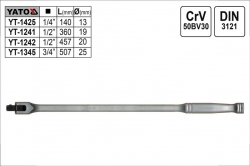 Páka trhák s kloubem 1/2" délka 457mm YATO YT1242 