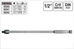 Páka trhák s kloubem 1/2" délka 630mm YATO  00240 