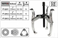 Stahovák 3-ramenný šíře ramen 200mm délka 100mm YATO YT2512